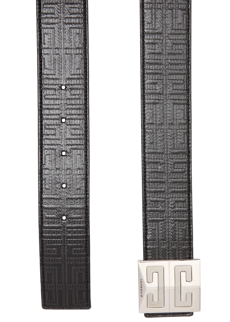 Givenchy Logo Embossed Leather Belt - 2