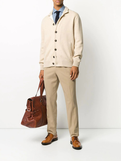 Brunello Cucinelli button-up cashmere cardigan outlook