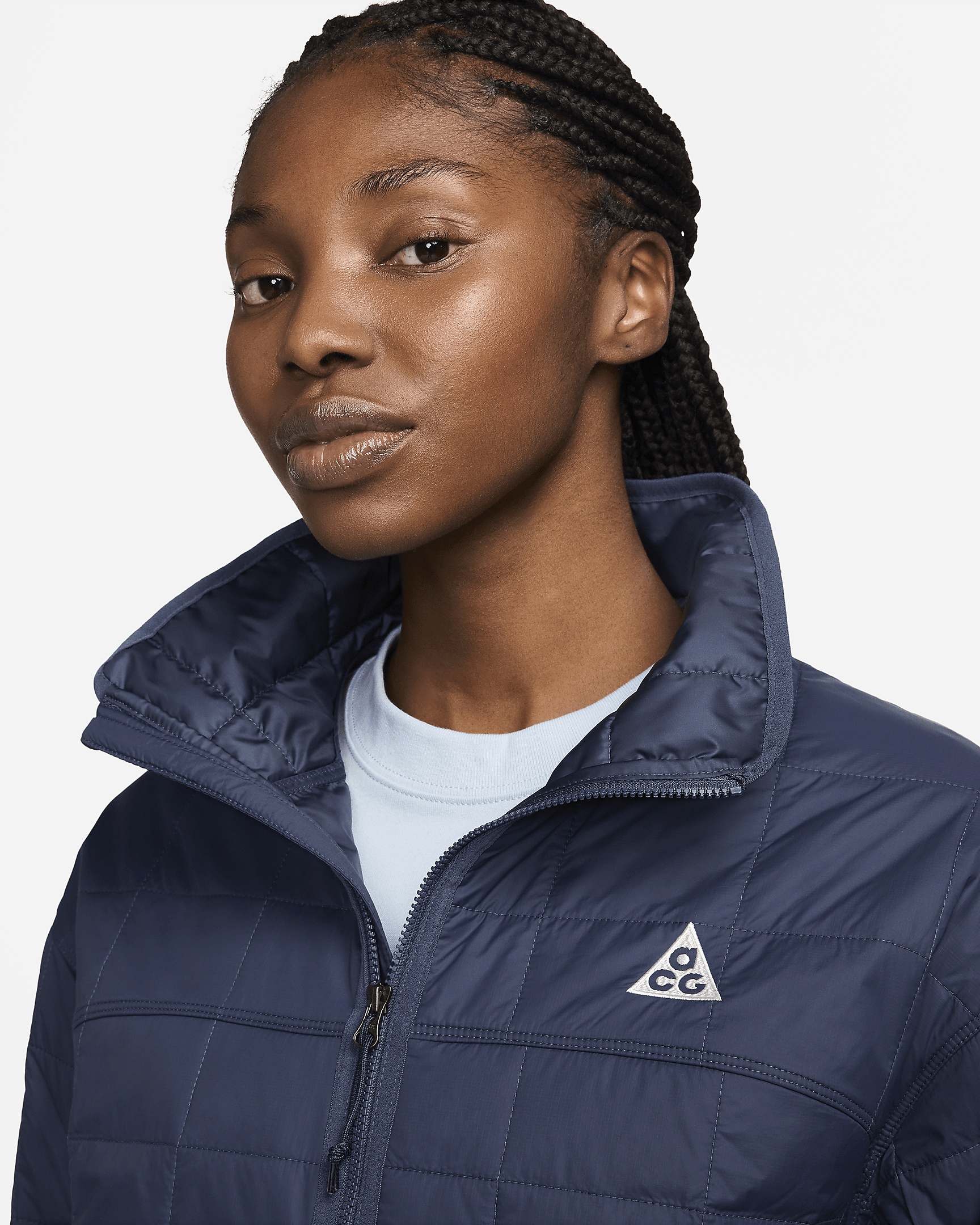 Quilted nike jacket online