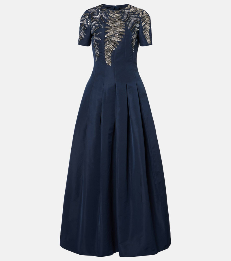 Embellished faille gown 1