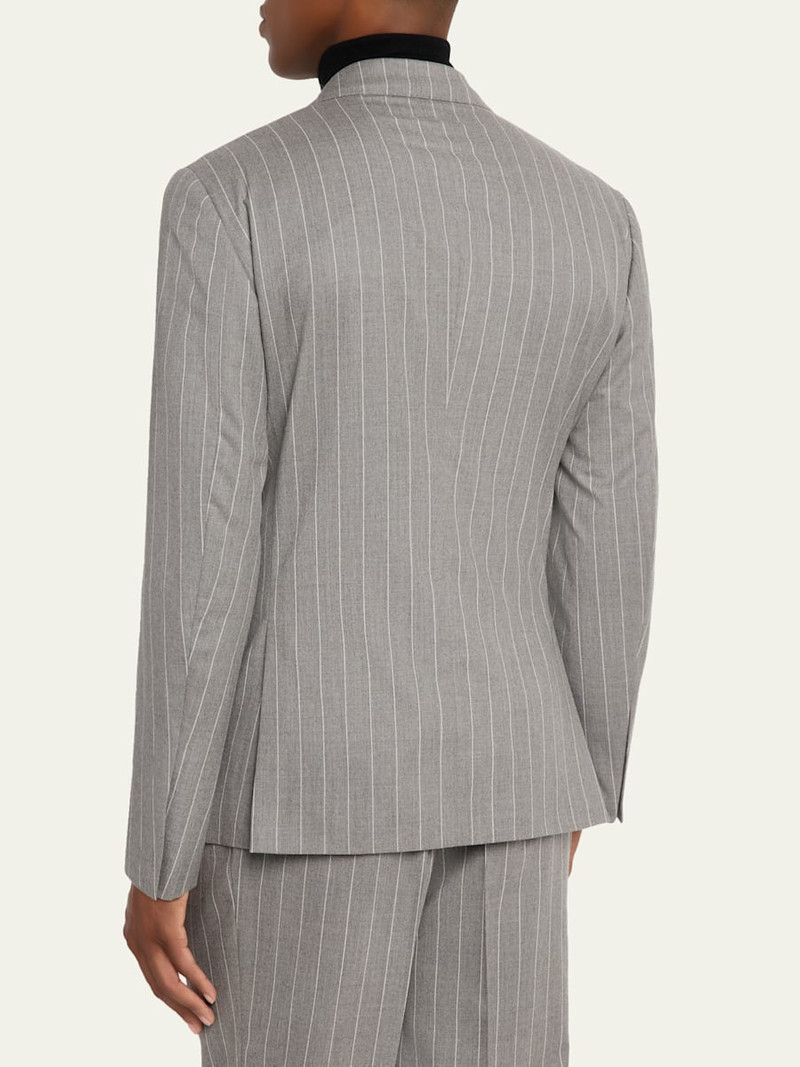 Ralph Lauren Men's Kent Wool Hairline Double-Breasted Sport Coat outlook