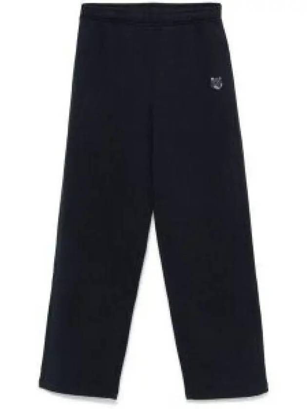 Bold Fox Head Patch Relaxed Jogger Track Pants Black - 1