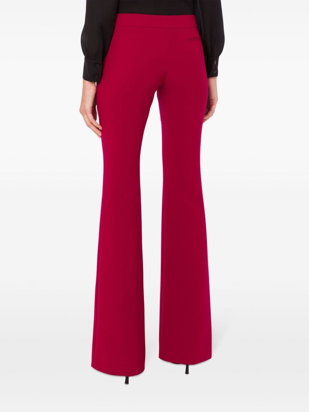 low-rise flared trousers - 3