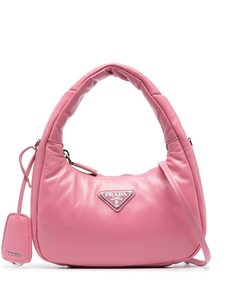mini padded leather shoulder bag 1