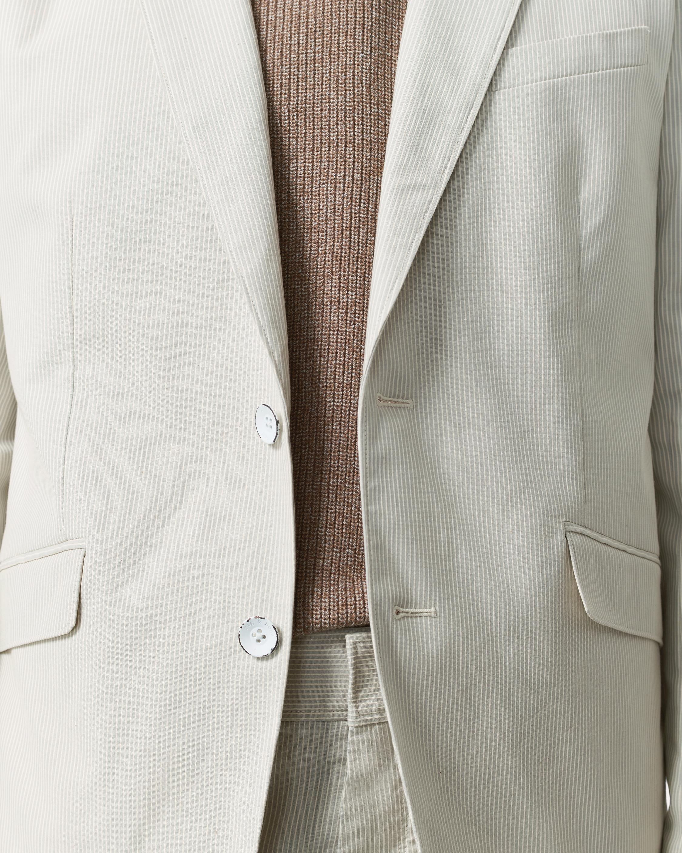 Butler Striped Stretch Cotton Blazer - 3