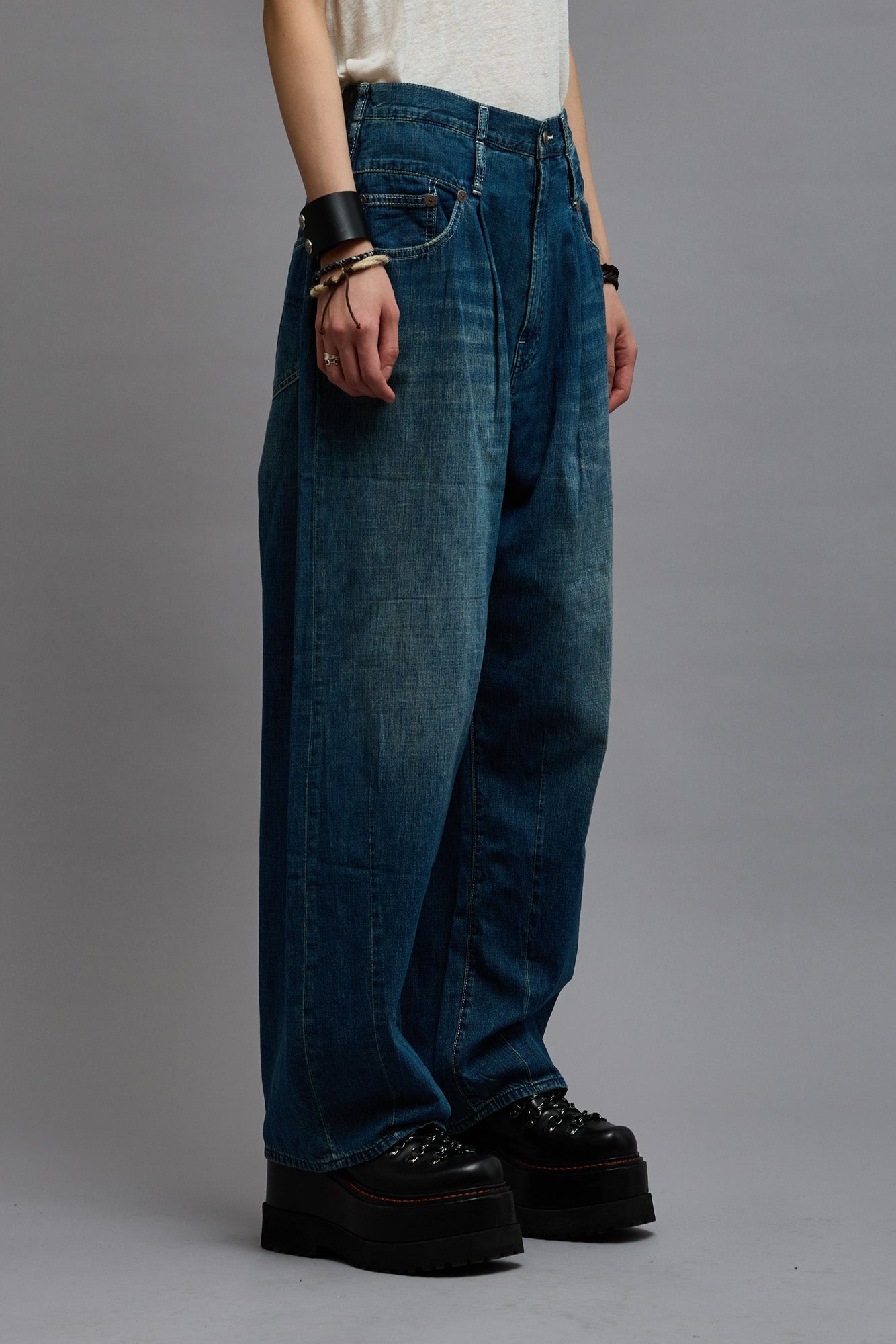 DOUBLE LOOP VENTI JEAN - WINDSOR BLUE - 5