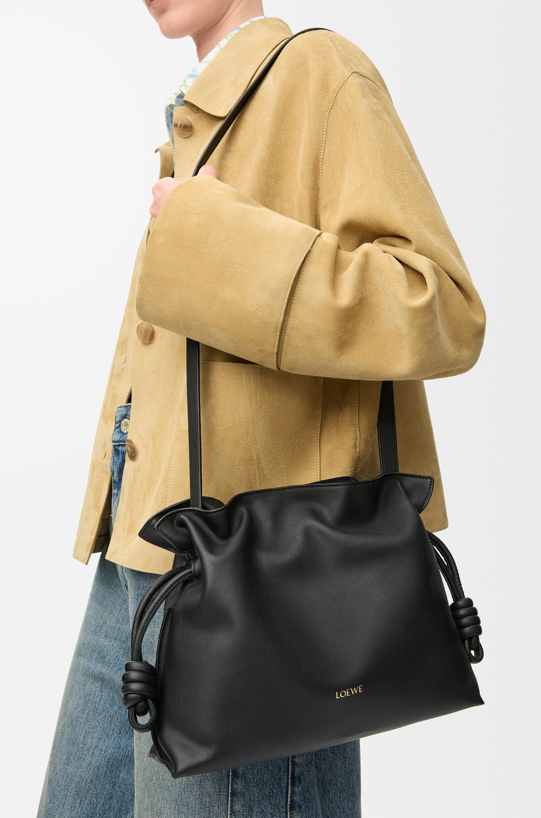 Flamenco clutch in nappa calfskin - 2