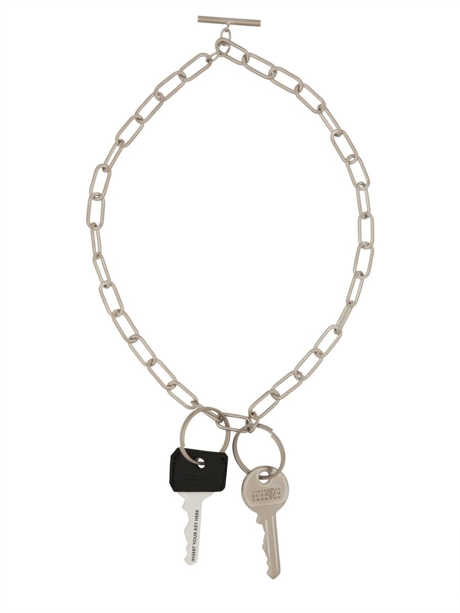 "NUMERIC SIGNATURE" KEY NECKLACE - 1