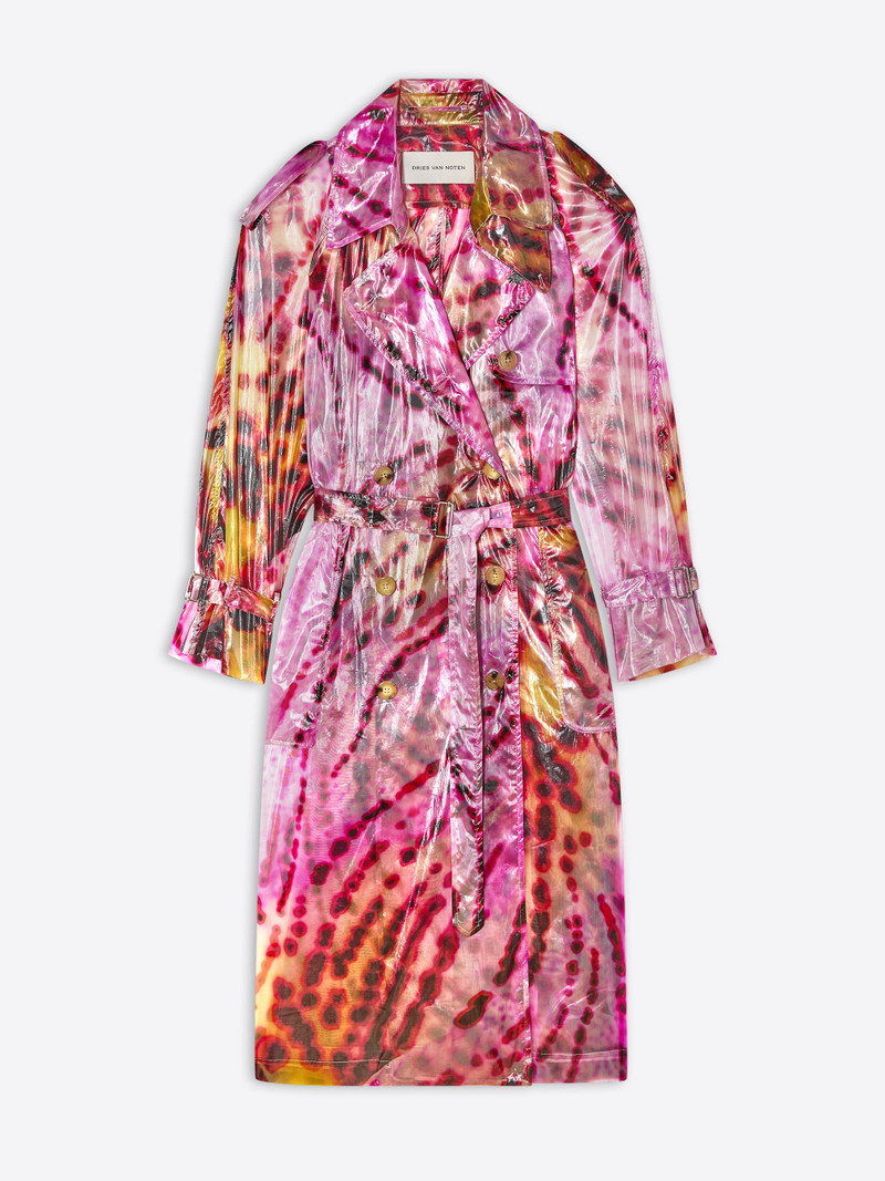 PRINTED TRENCH COAT - 1