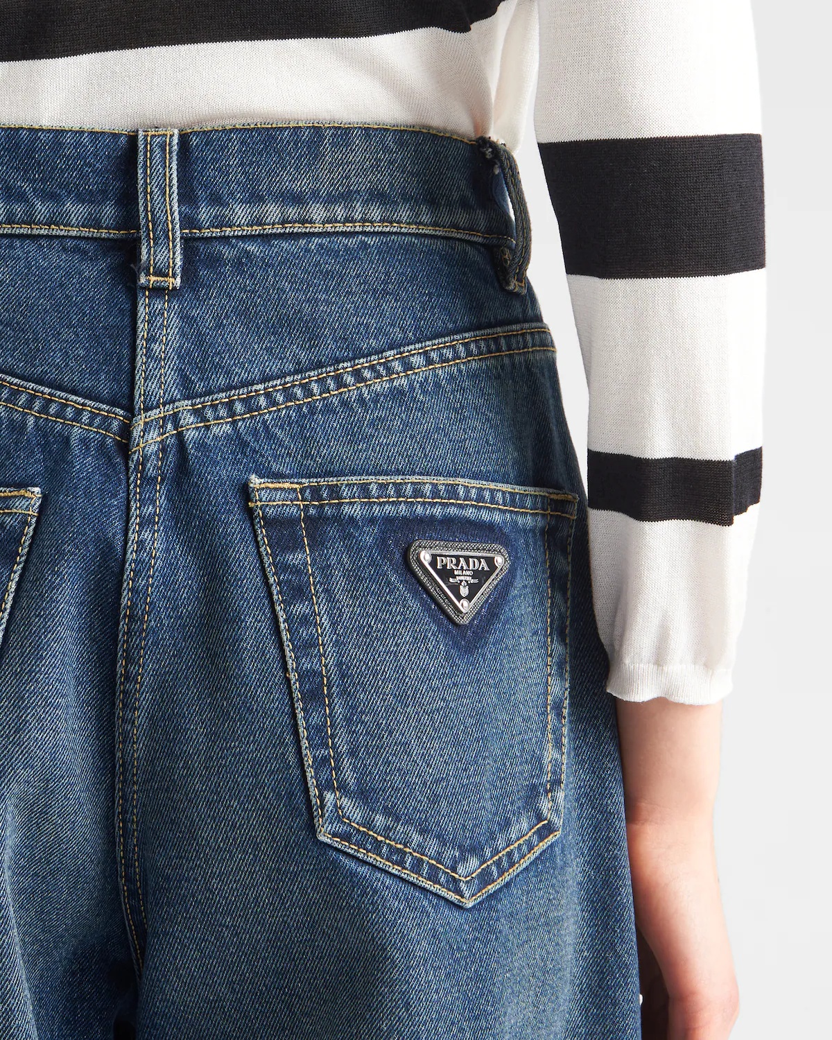 Five-pocket denim trousers - 5