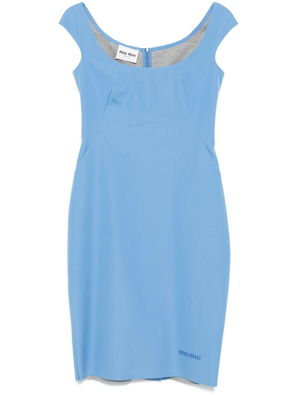 poplin mini dress - 1