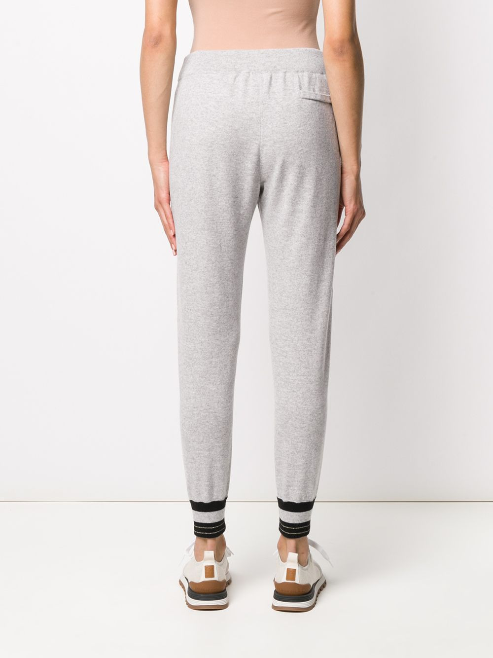 stripe trim sweatpants - 4
