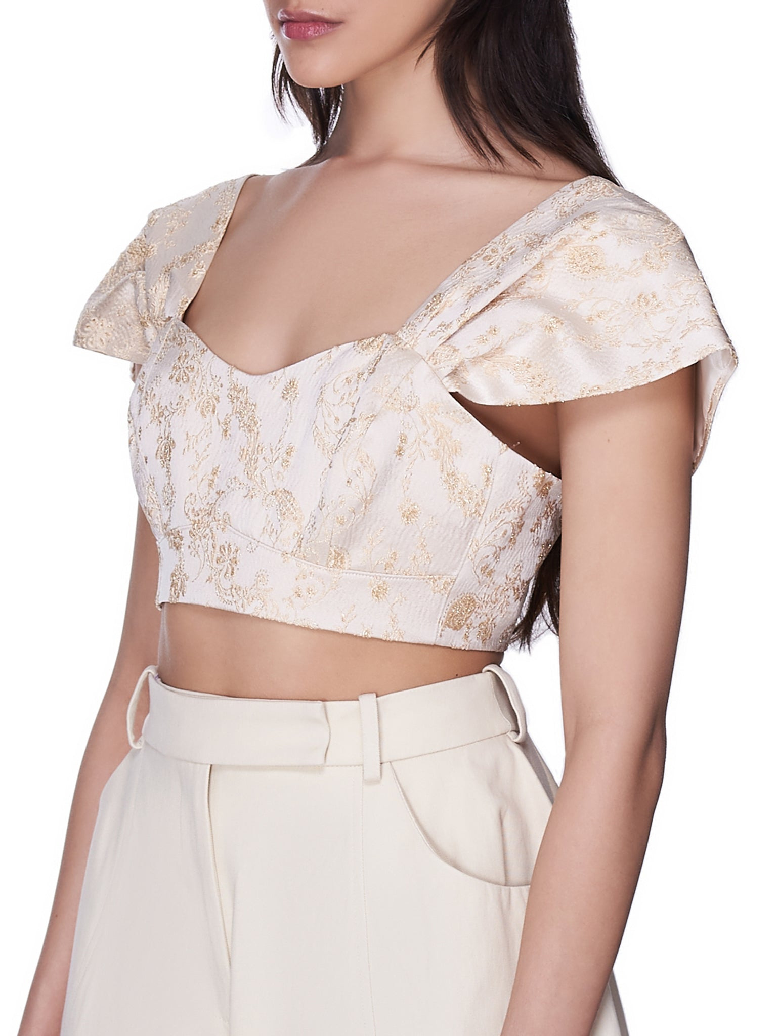 Bustier Cropped Top - 4