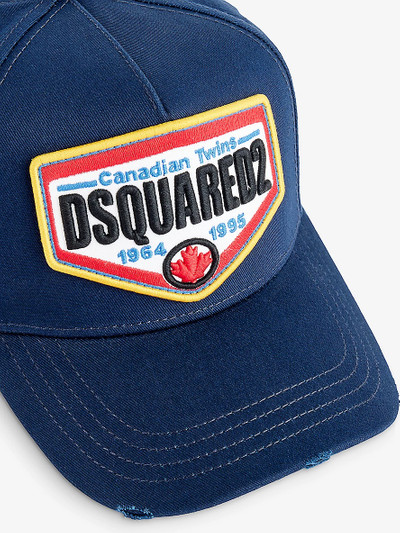 DSQUARED2 Logo-embroidered cotton-canvas baseball cap outlook