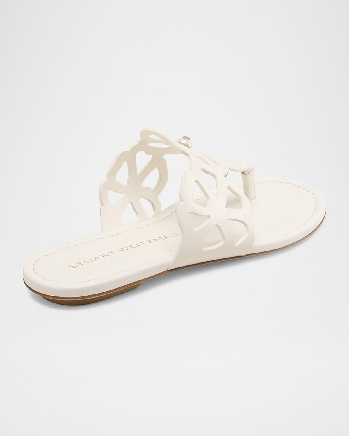 Jasmine Patent Cutout Thong Sandals - 3