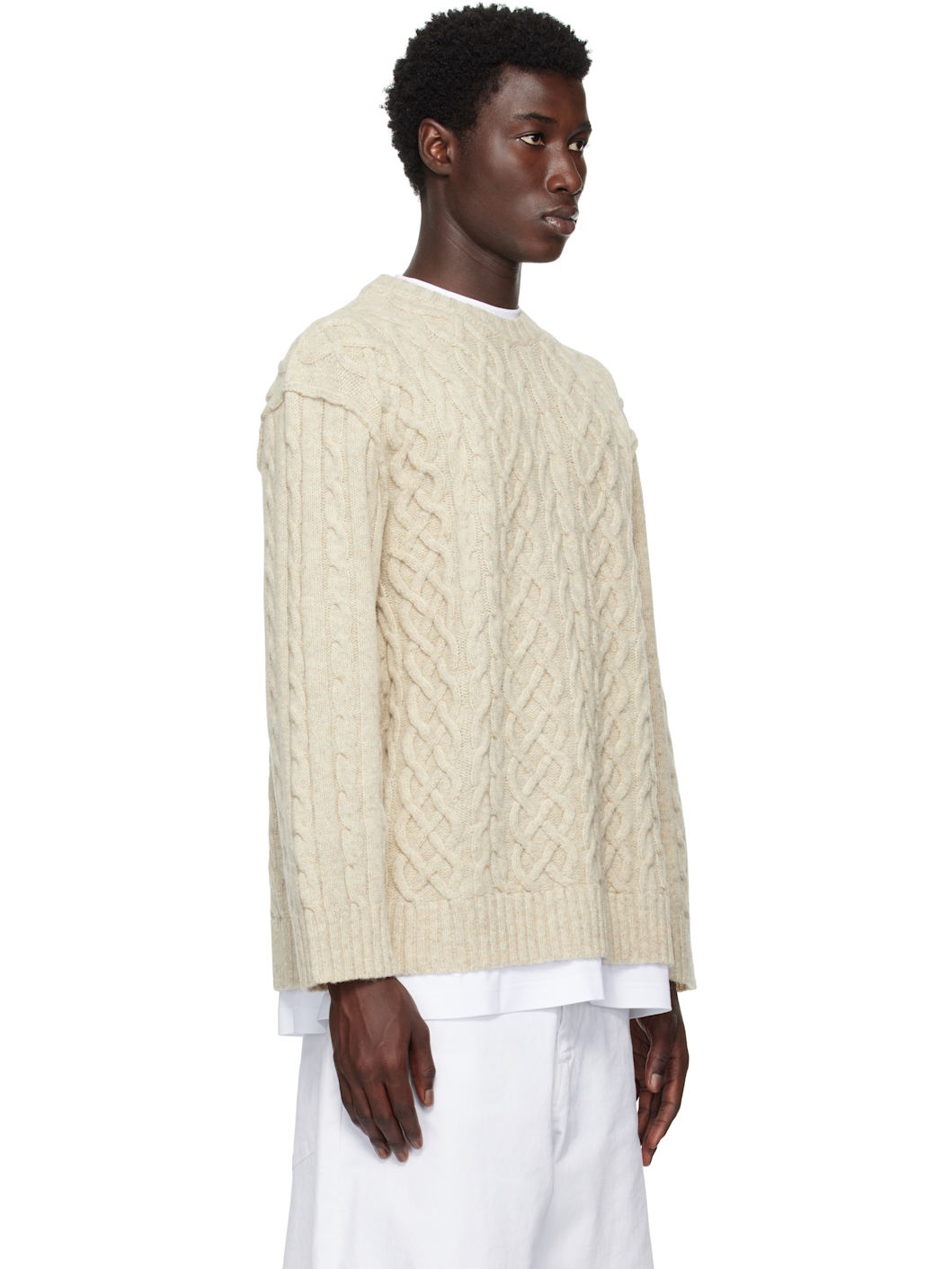 Beige City Escape Sweater - 2