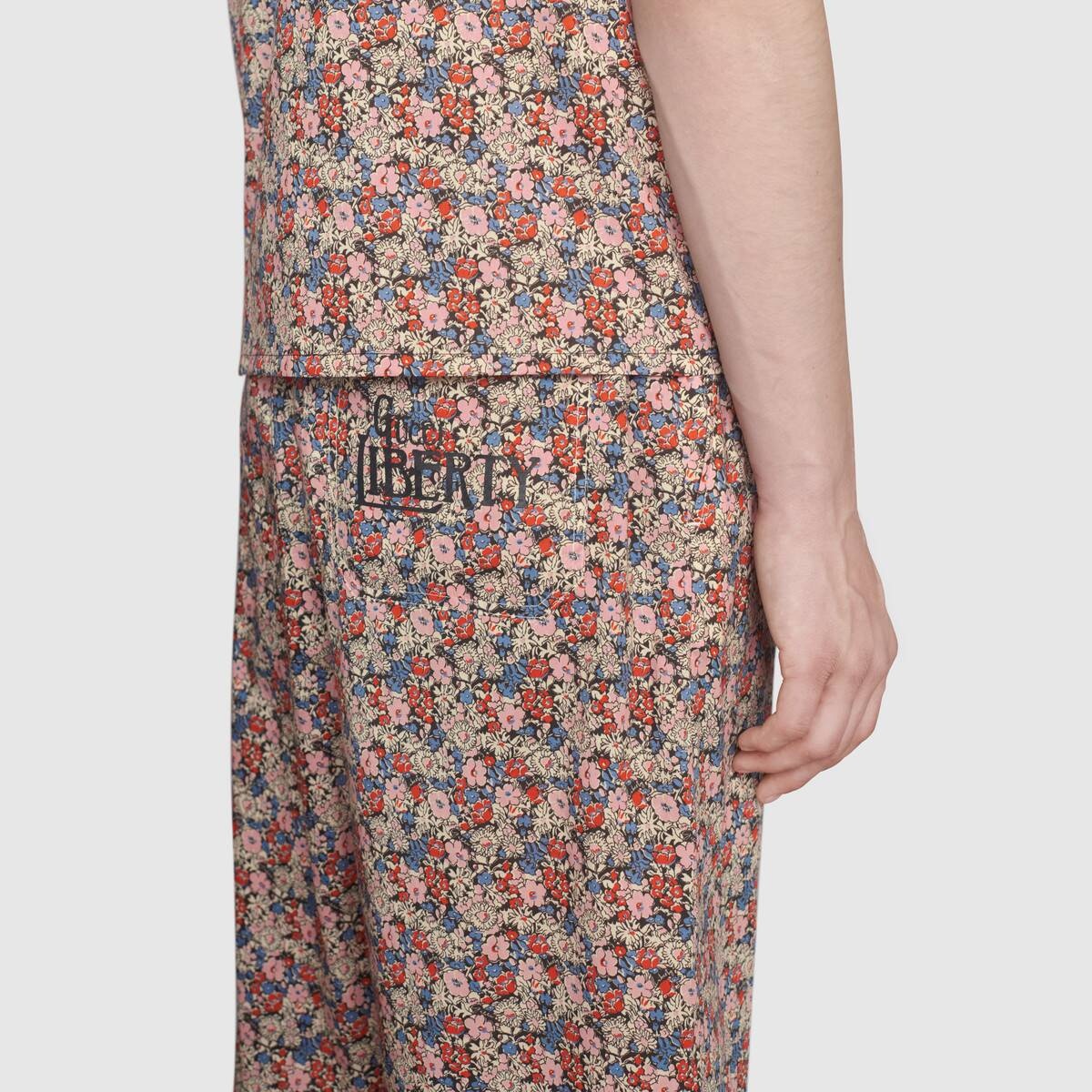 Gucci Liberty floral cotton shorts - 5