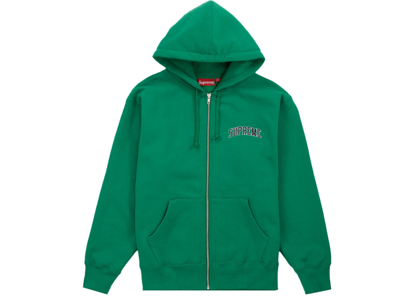 Supreme Doughboy Zip Up Hooded Sweatshirt Green - 1