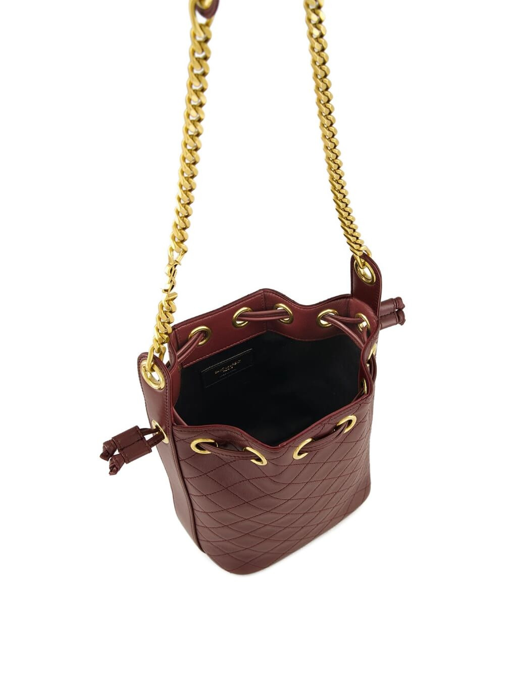 mini quilted-leather bucket bag - 4