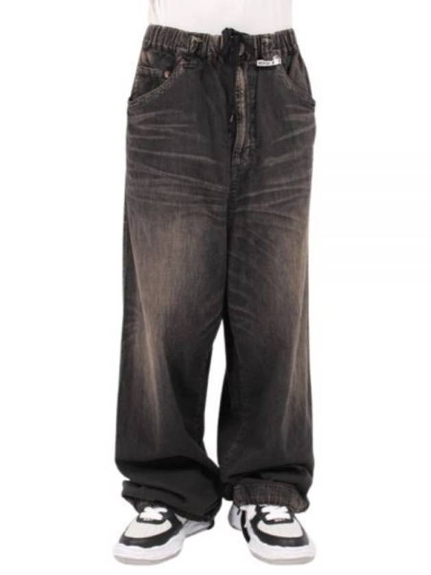 Light Jeans Wide Black - 2