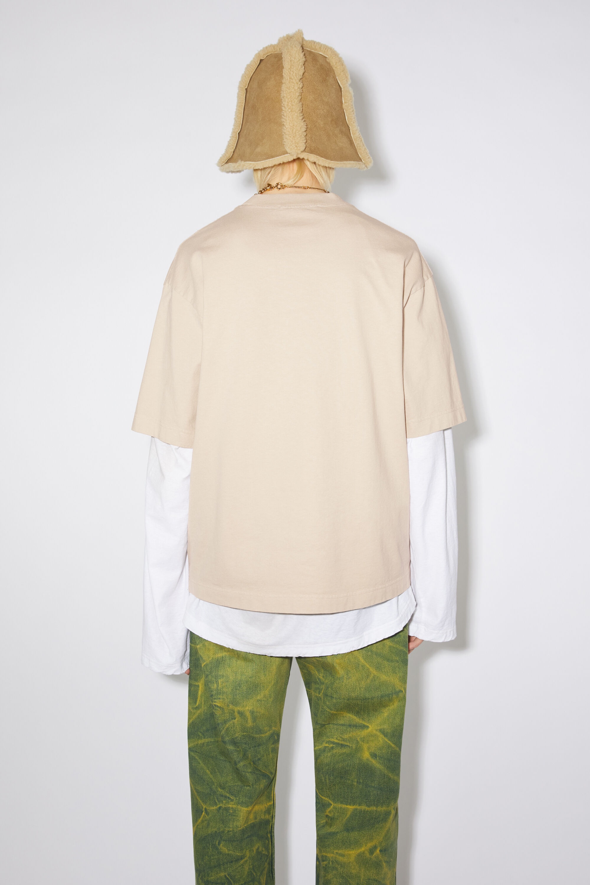 Logo t-shirt - Champagne beige - 3