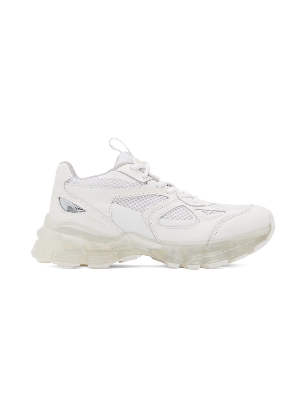 White Marathon Transparent Runner Sneakers - 1