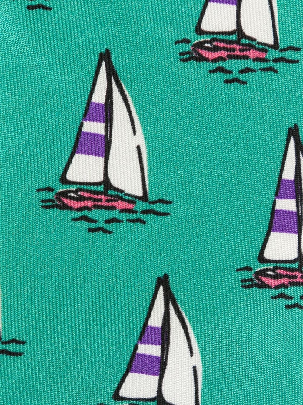 boat print tie - 2