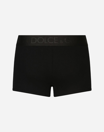 Dolce & Gabbana Fine-rib regular cotton boxers outlook