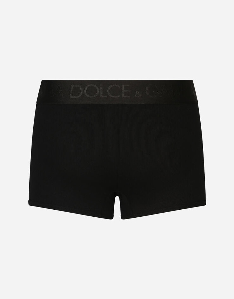Dolce & Gabbana Fine-rib regular cotton boxers outlook