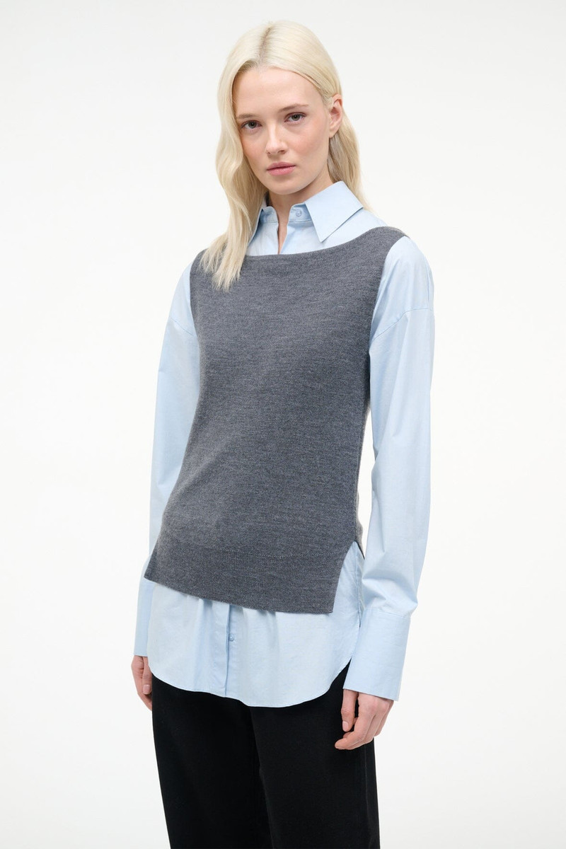 STAUD DAMIAN TOP CHARCOAL GLACIER 1