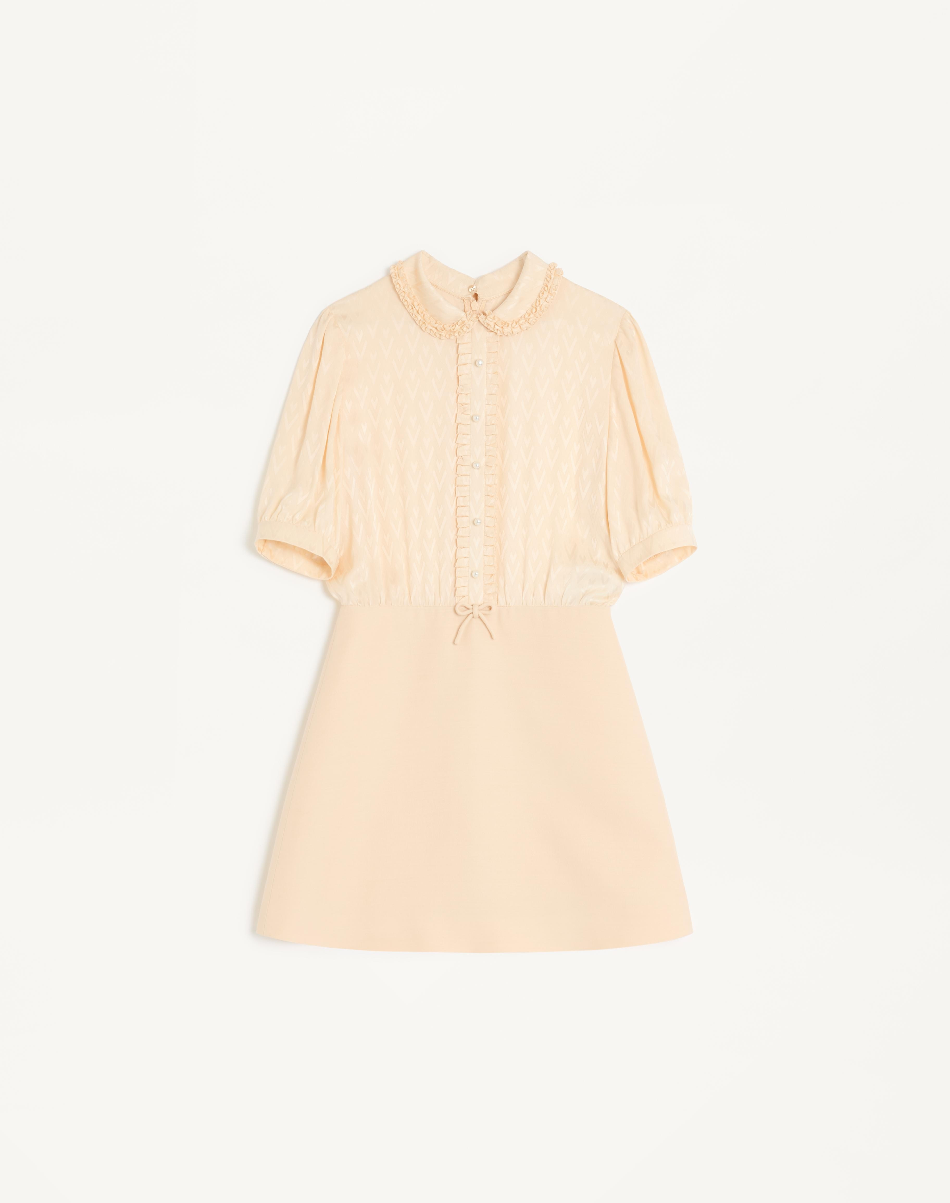 CREPE COUTURE SHORT DRESS - 1