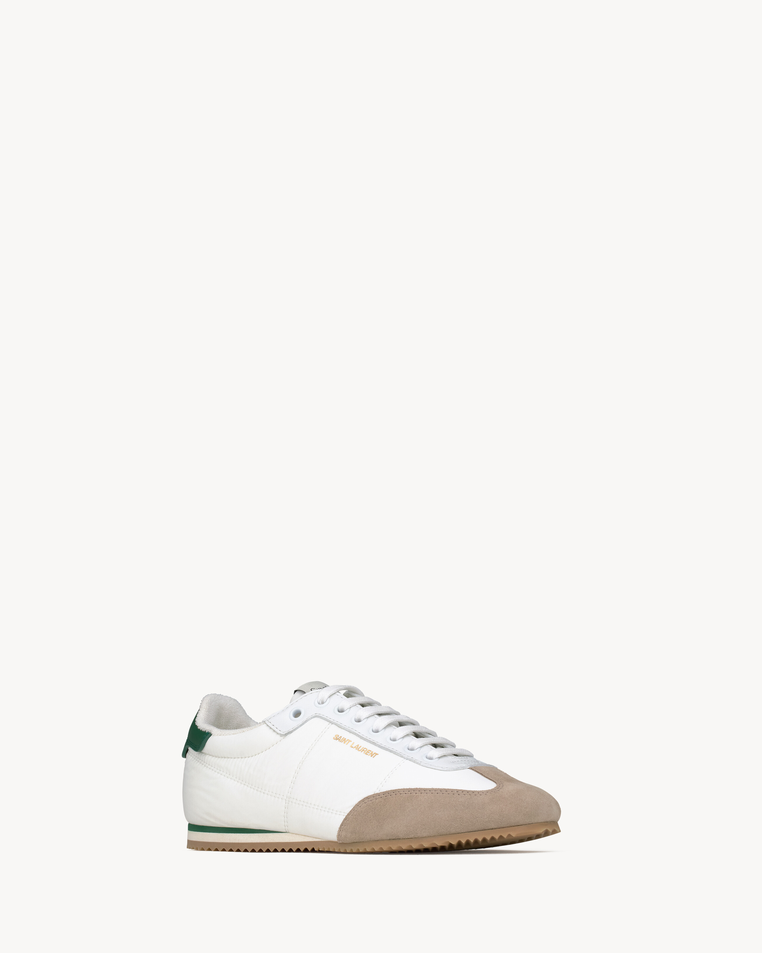 ASTON SNEAKERS IN LEATHER AND NYLON - 4