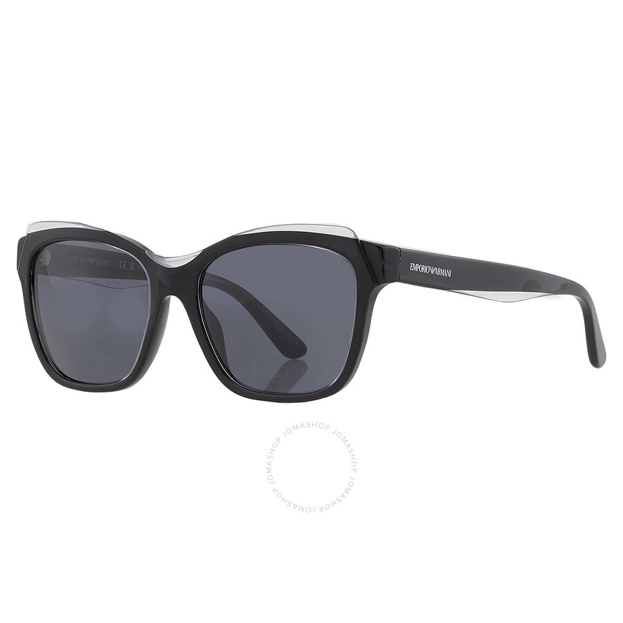 Emporio Armani Dark Grey Square Ladies Sunglasses EA4209 605187 54 - 3