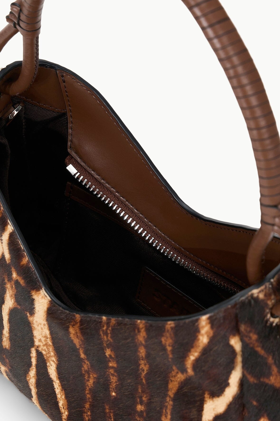 STAUD VALERIE SHOULDER BAG LADY LEOPARD CACAO - 5
