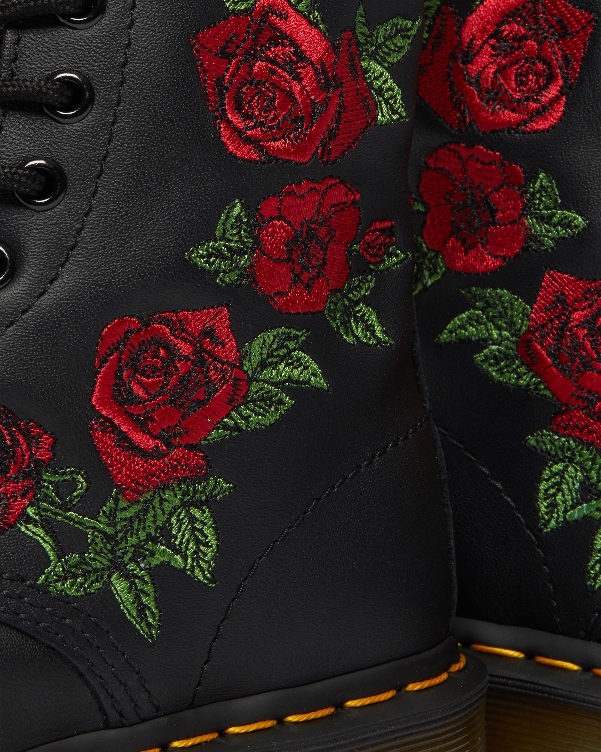 1460 Vonda Floral Leather Lace Up Boots - 3