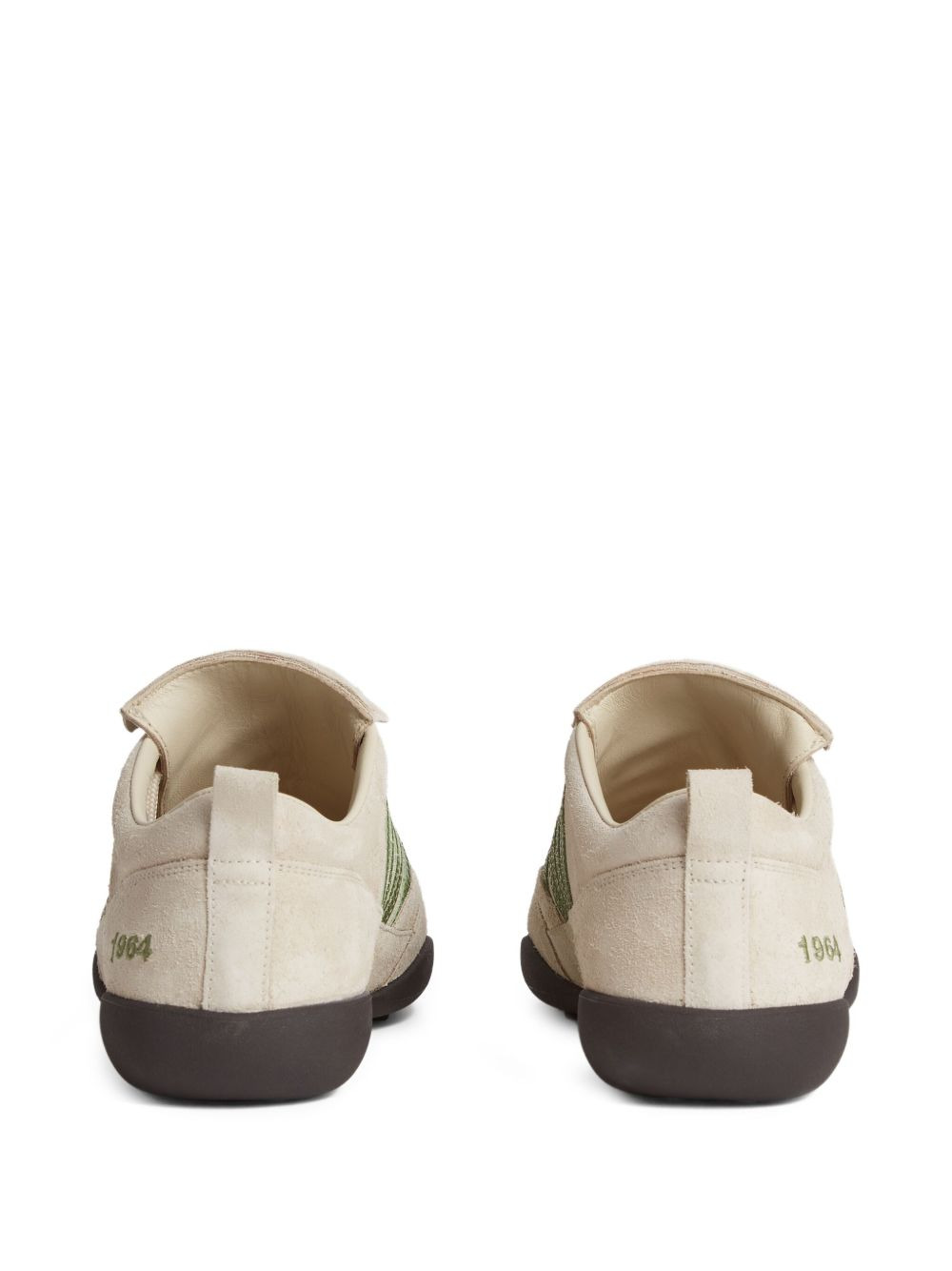 logo-embroidered sneakers - 3