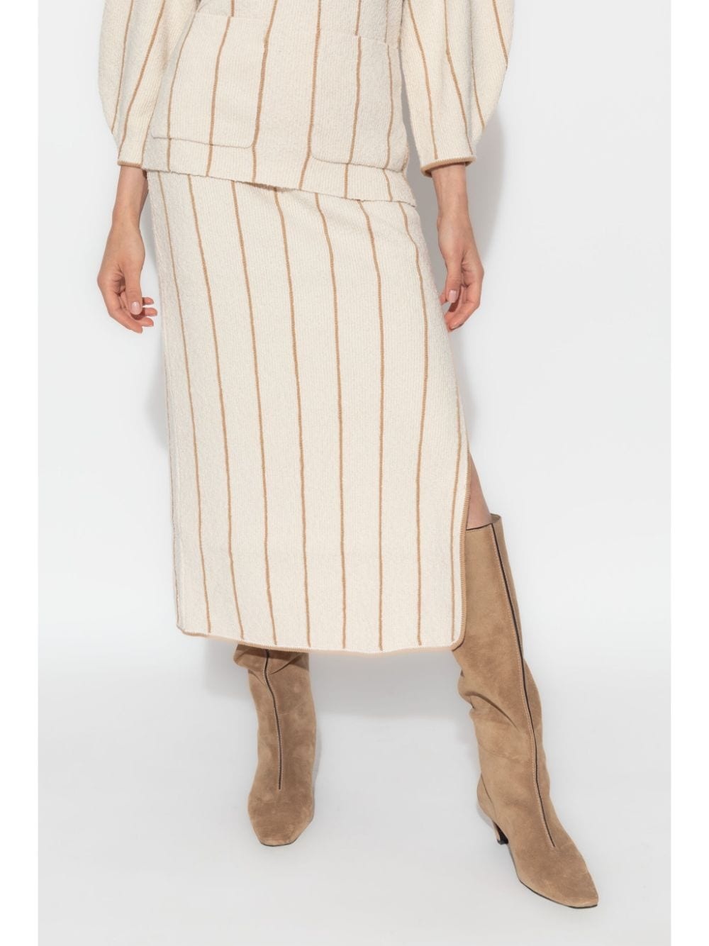 Hercula striped midi skirt - 3