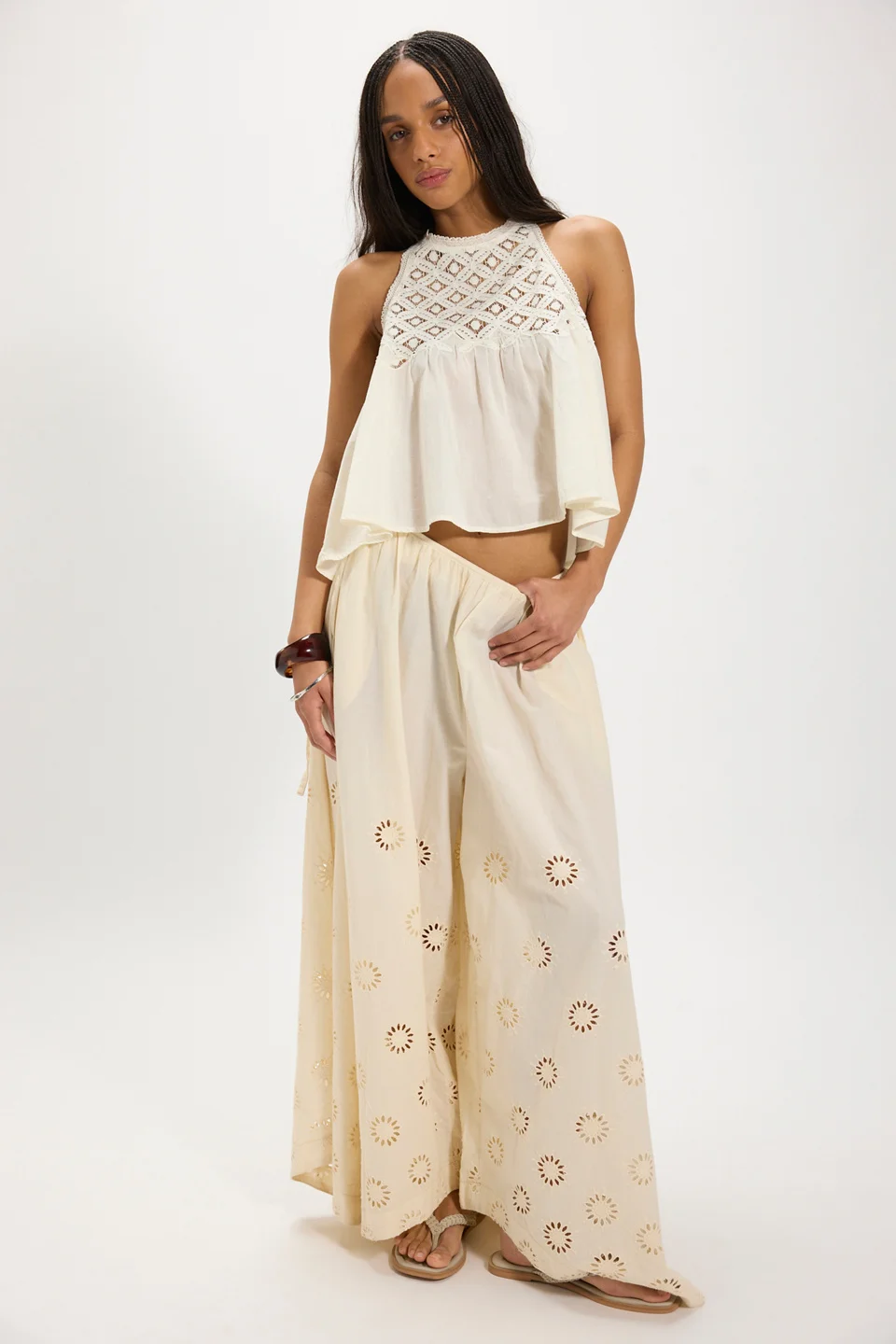 Sweet Serenade Pull-On Wide-Leg Pants - 1