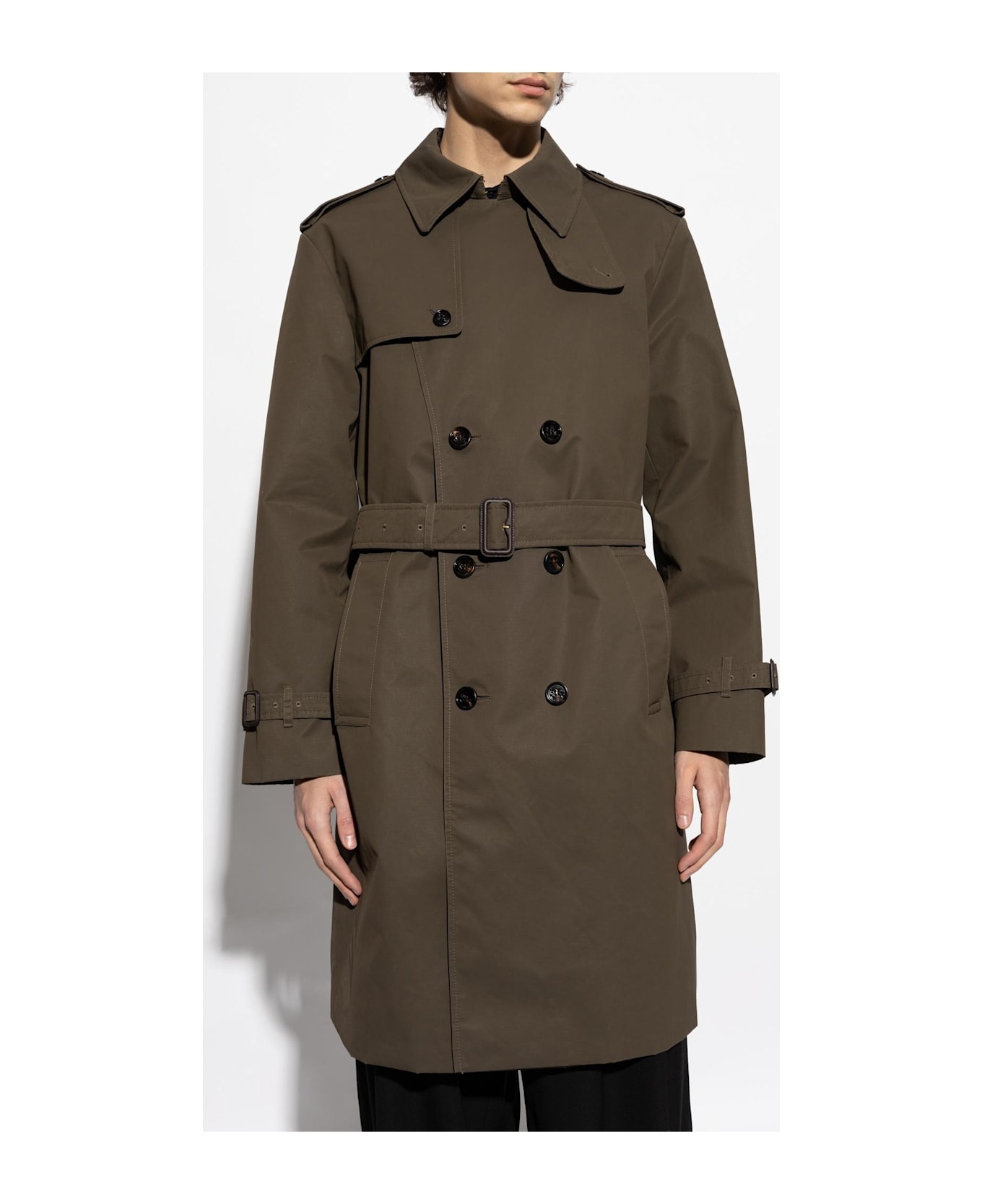 Burberry Trench Coat With Belt - 3