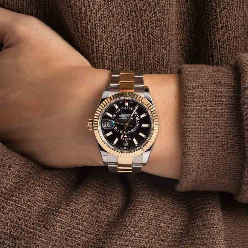 Pre-owned Rolex Sky-Dweller Ref 326933 Black Dial - 5