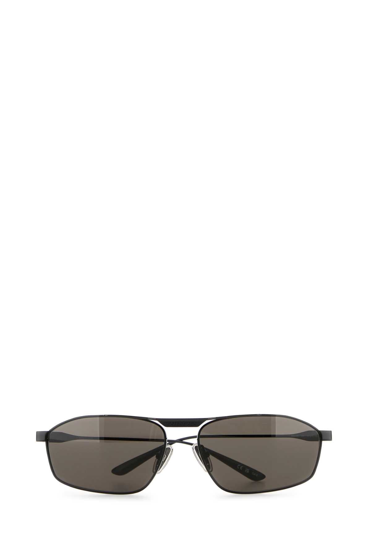 Balenciaga Women Black Metal Sunglasses - 2