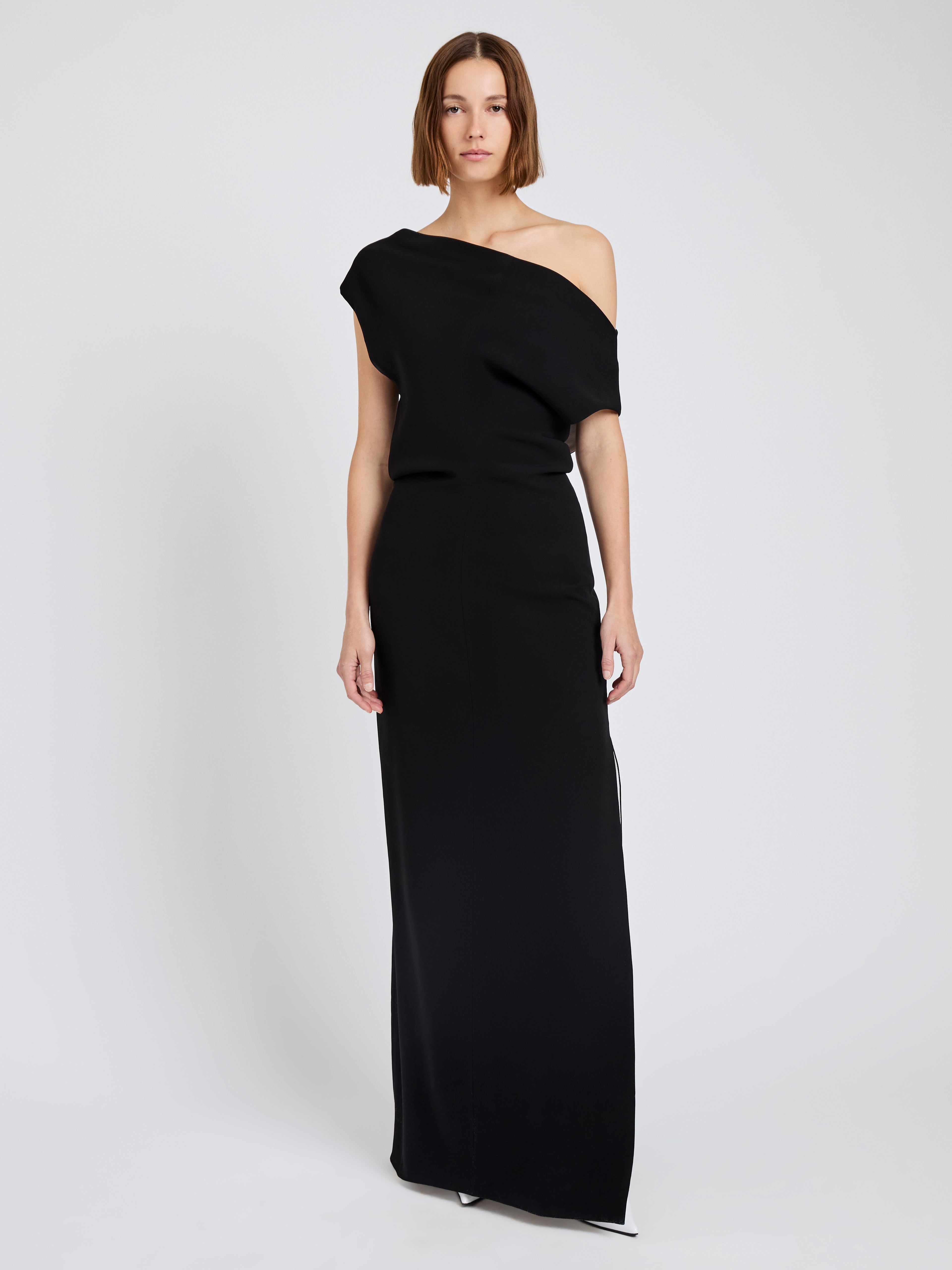 Rosina Dress in Light Double Crepe - 2