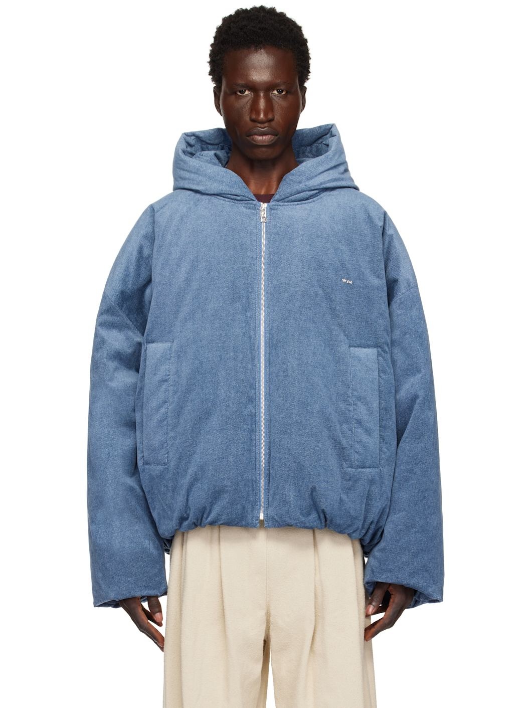 Blue jean winter jacket deals