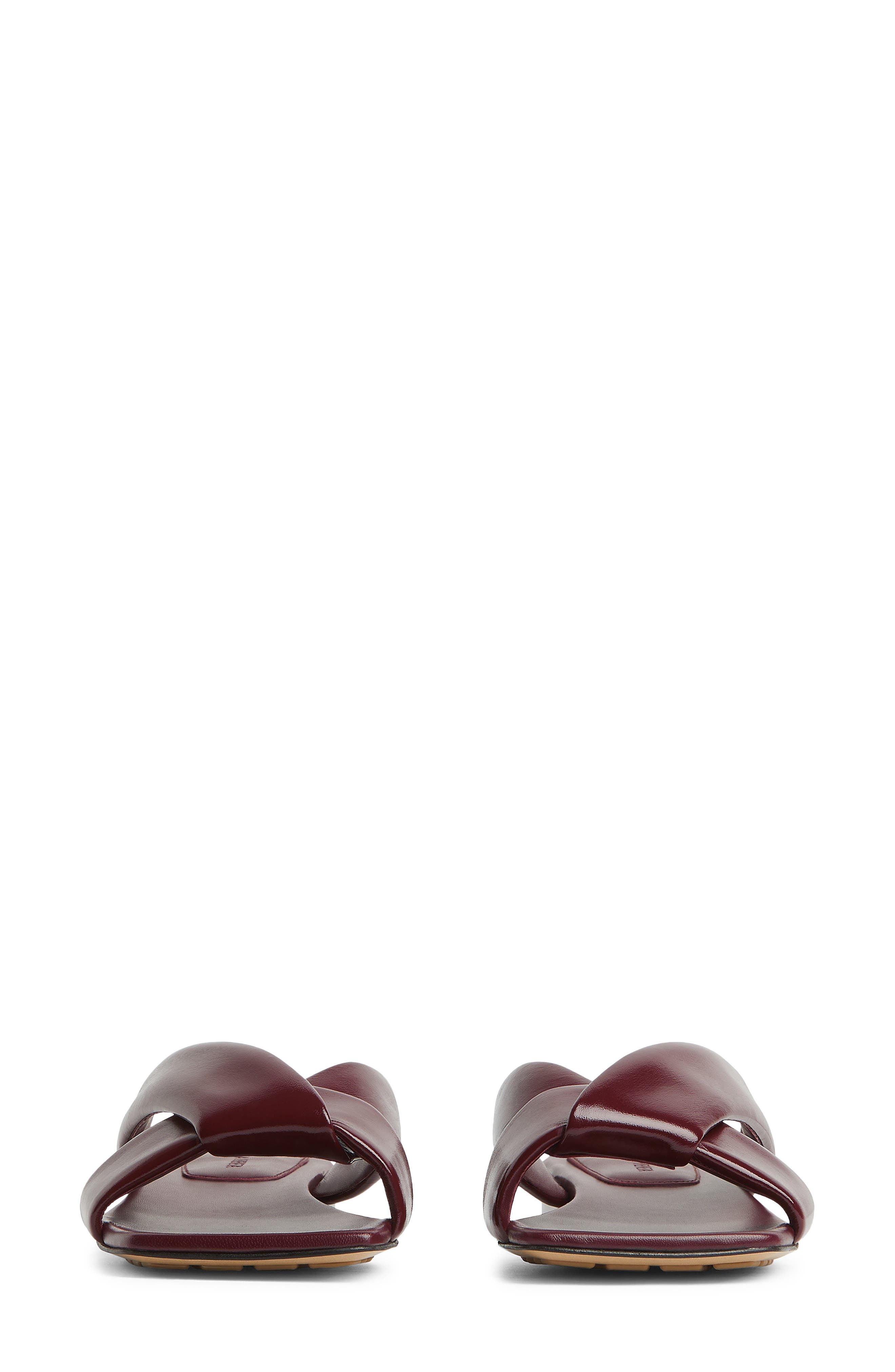 Bottega Veneta Flat Cushion Sandal in 2240 Barolo at Nordstrom - 3