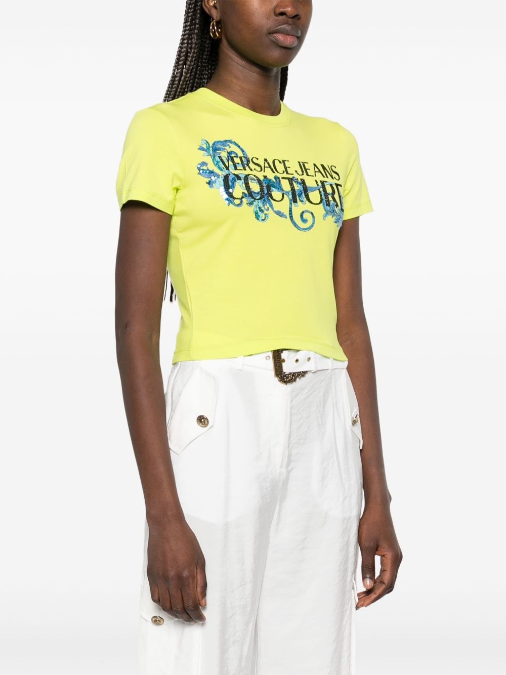 logo-print T-shirt - 3