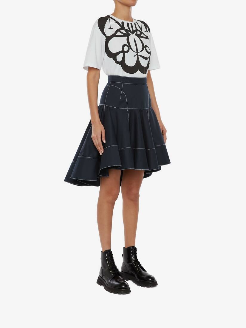 Exploded Seal Logo T-shirt in White - 3