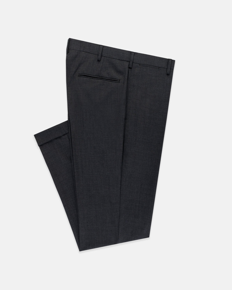 J. PRESS SOLID CHARCOAL WOOL SUIT - TRIM FIT outlook