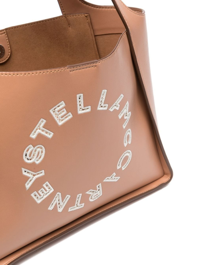 embroidered-logo tote bag 4