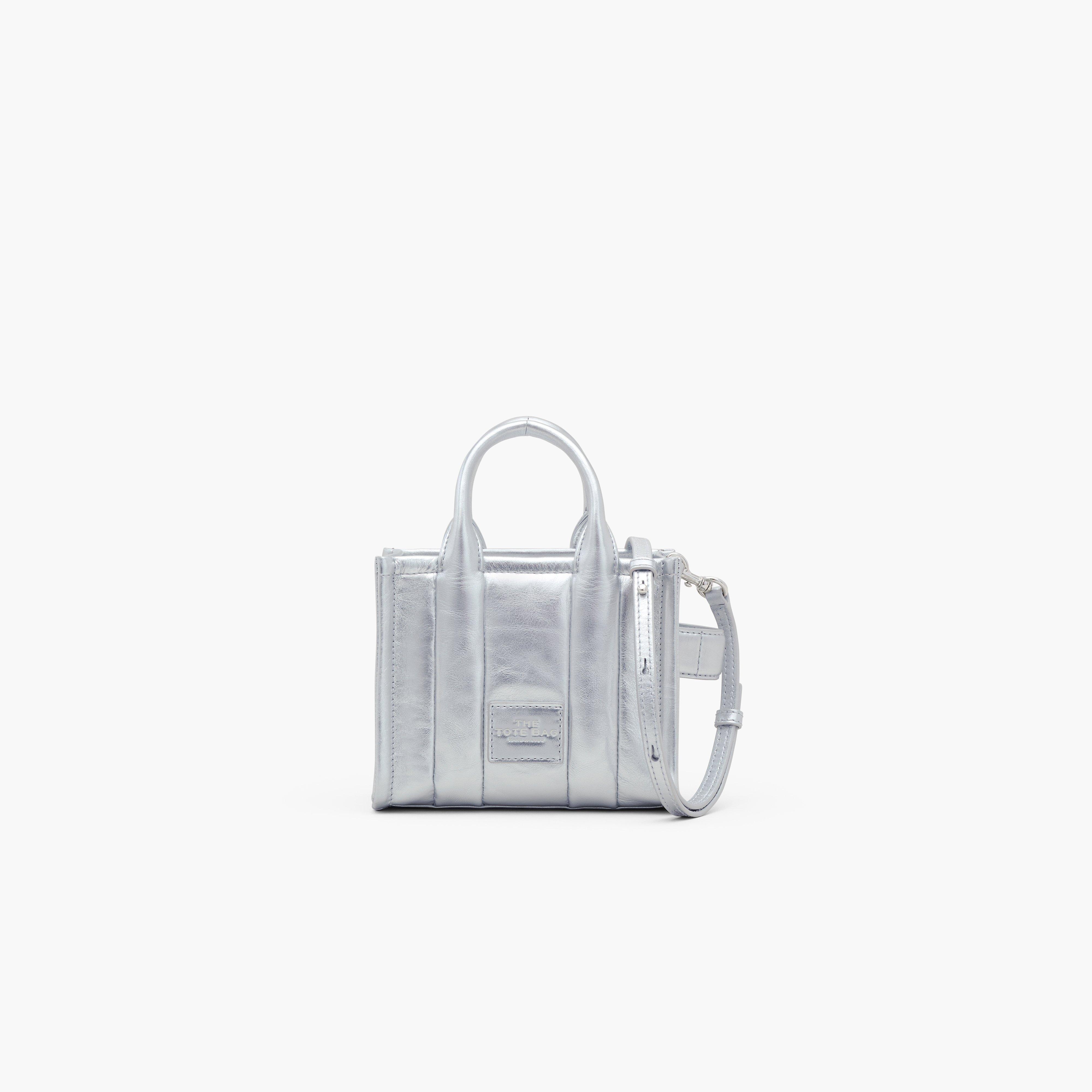 THE METALLIC LEATHER MINI TOTE BAG - 1