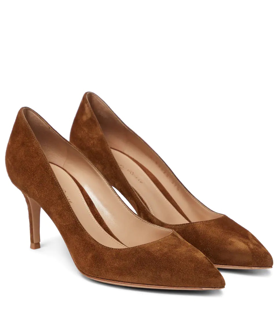 Gianvito 70 suede pumps - 1